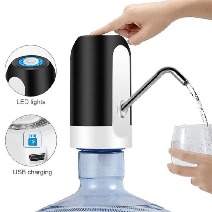 Touch rechargeable water dispenser